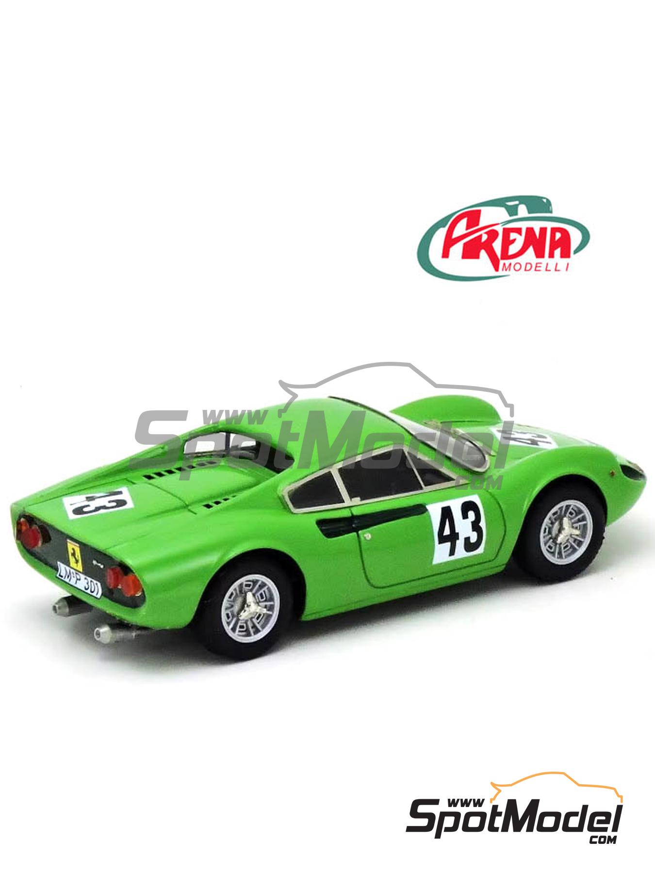 Bang 1/43 Ferrari Dino 246 GT #46 Le Mans 24h 1972 ◇ Jean-Pierre